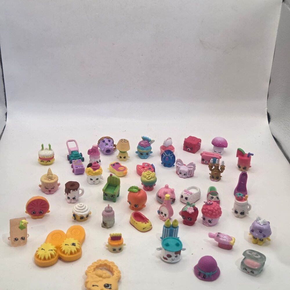 Shopkins Lot 40+ Assorted Mini Figures Collectible Toys Mixed Bundle